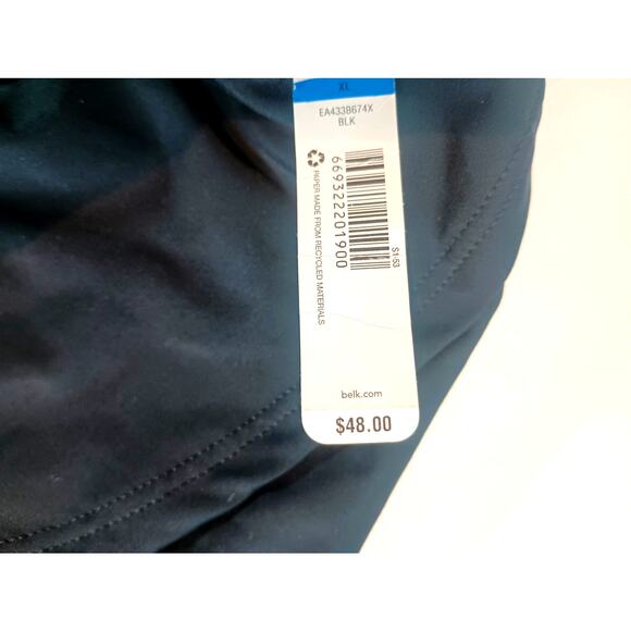 NWT NEW DIRECTIONS BLACK SWIM SKIRT BOTTOM XL Wrap Skirt Style - Picture 5 of 7